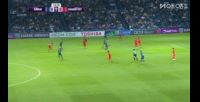 两脚传球打穿防线！素巴猜第15分钟捅射破门，海港0-1落后武里南